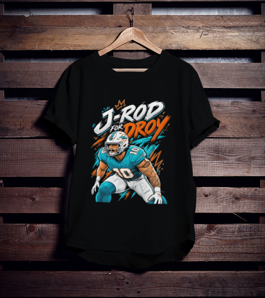Miami Dolphins J Rod Droy Tyreek Hill Fan T-Shirt