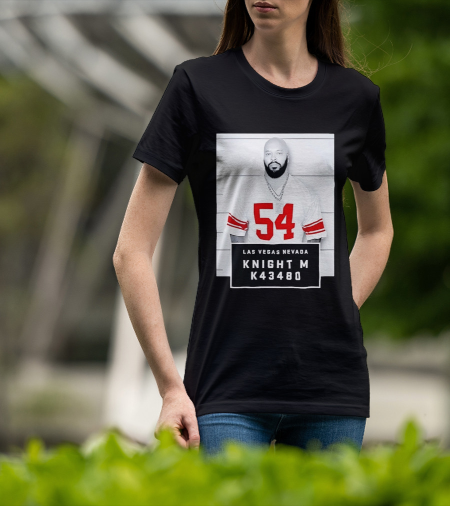 Las Vegas Nevada Shot 54 Knight M K43480 Death Row Records T-Shirt