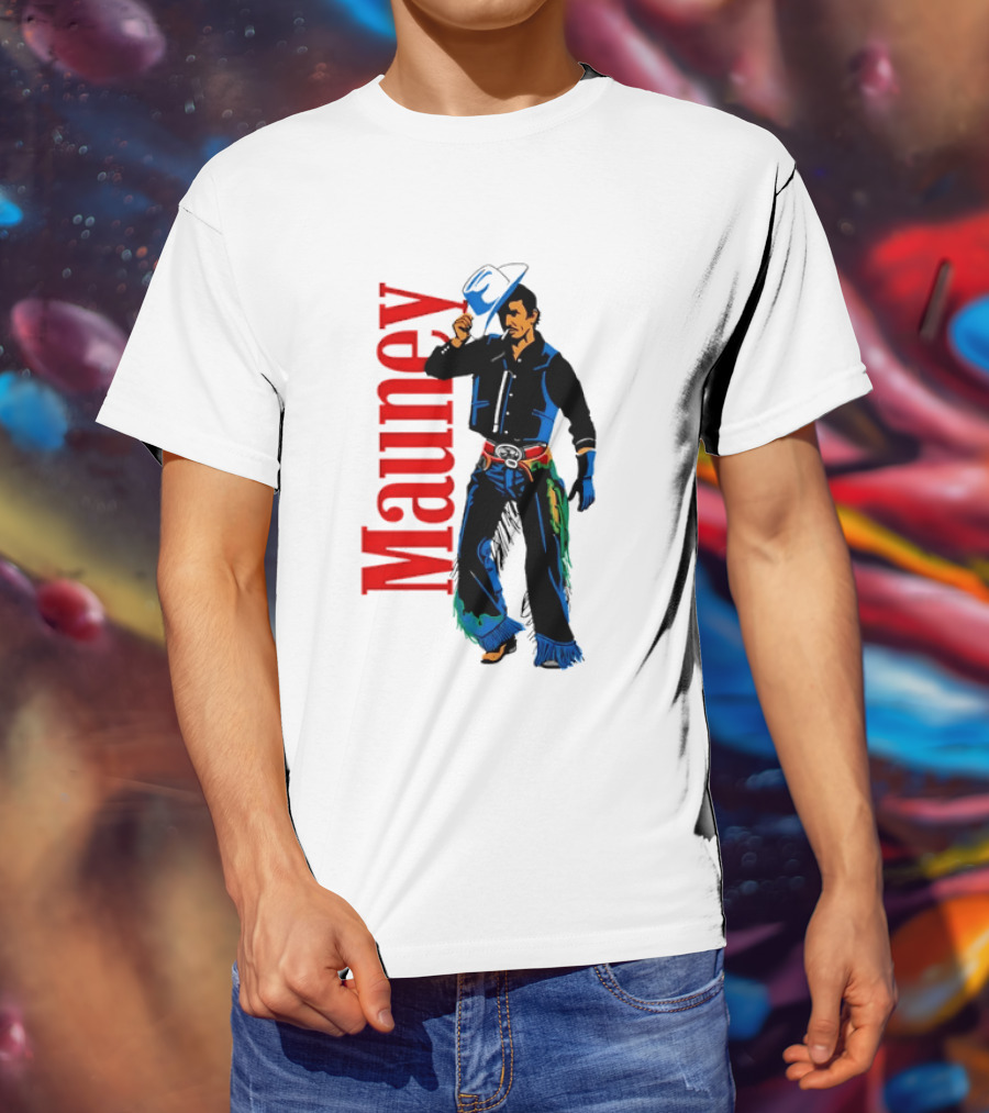 JB Mauney Bull Rider Cowboy Style Western T-Shirt