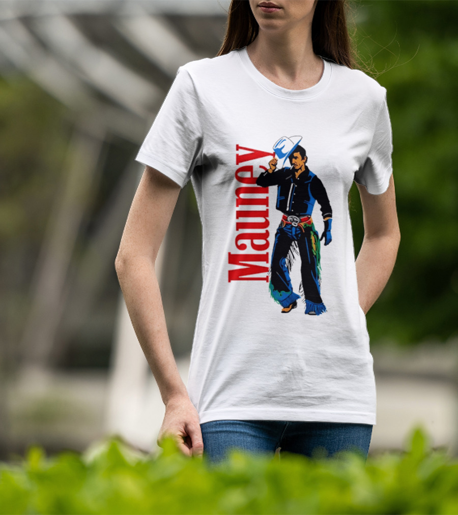 JB Mauney Bull Rider Cowboy Style Western T-Shirt