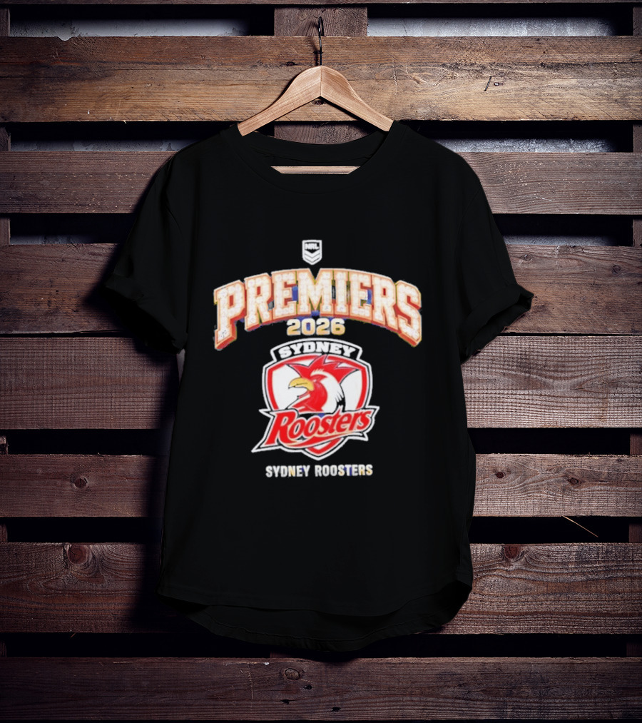 Sydney Roosters 2026 NRL Premiers Rugby Champions T-Shirt