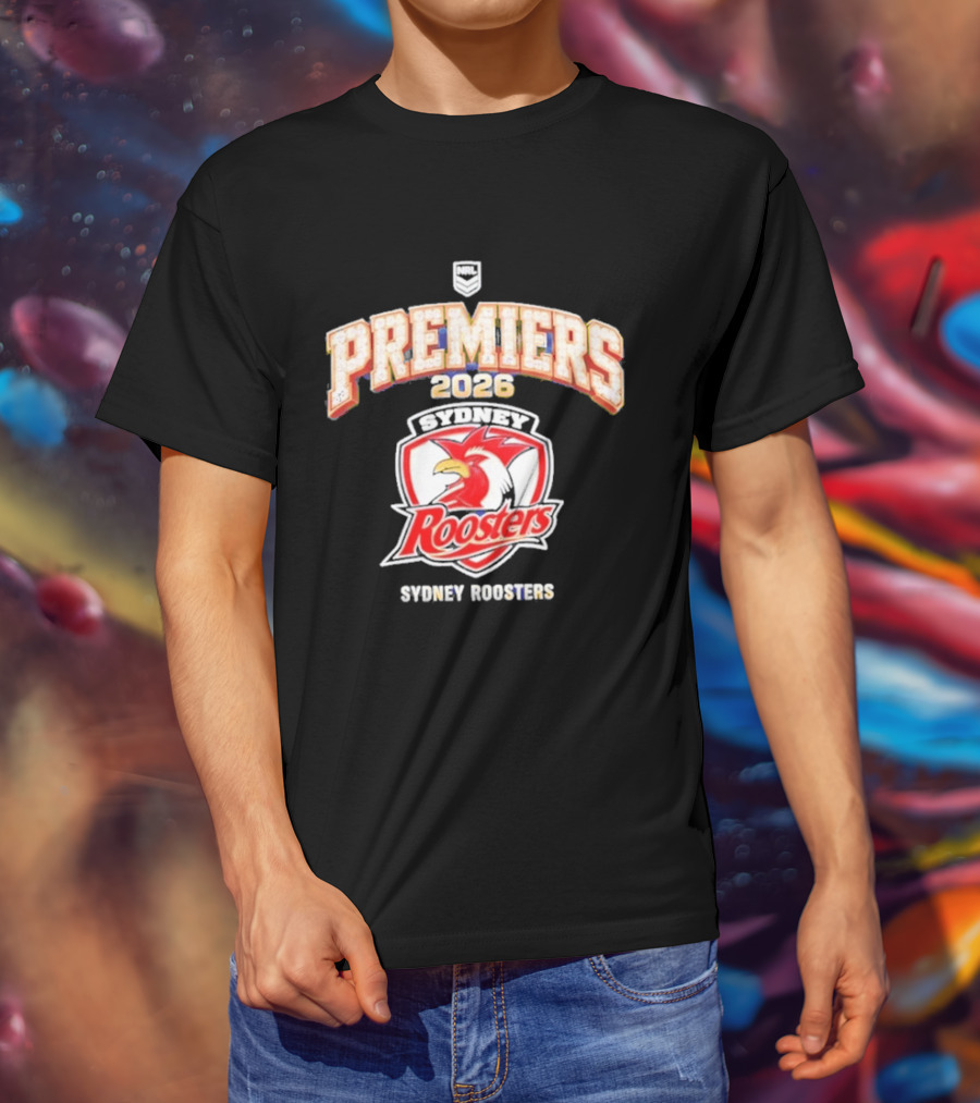 Sydney Roosters 2026 NRL Premiers Rugby Champions T-Shirt