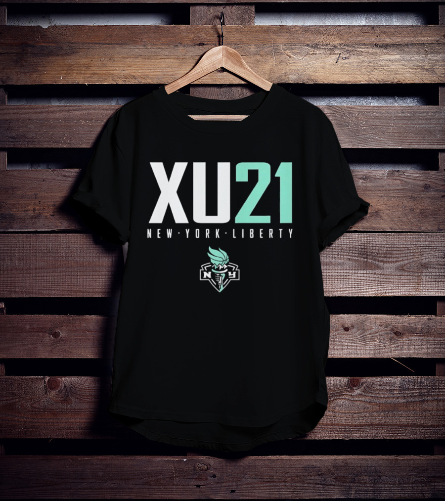 New York Liberty Xu 21 WNBA Basketball T-Shirt