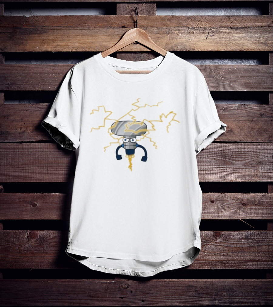 Los Angeles Chargers Electric Pokémon Character Fusion T-Shirt