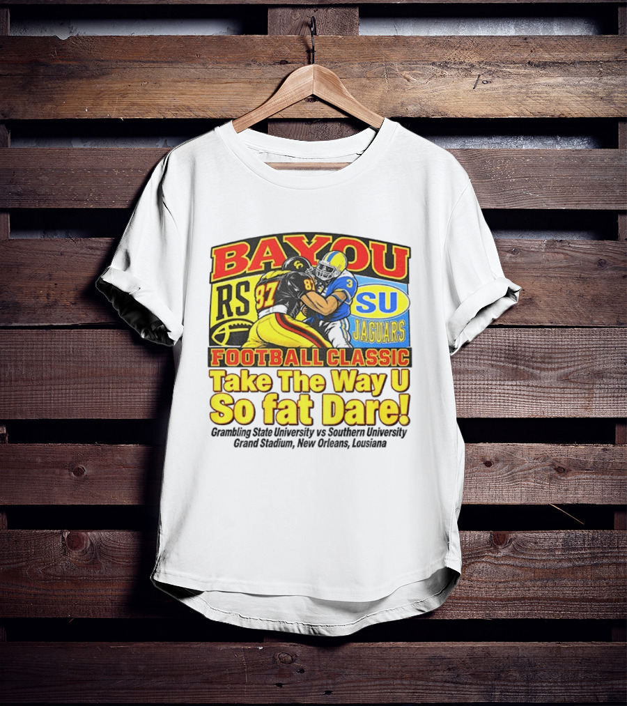 Bayou Classic Football Grambling State Vs Southern University Grand Stadium New Orleans T-Shirt
