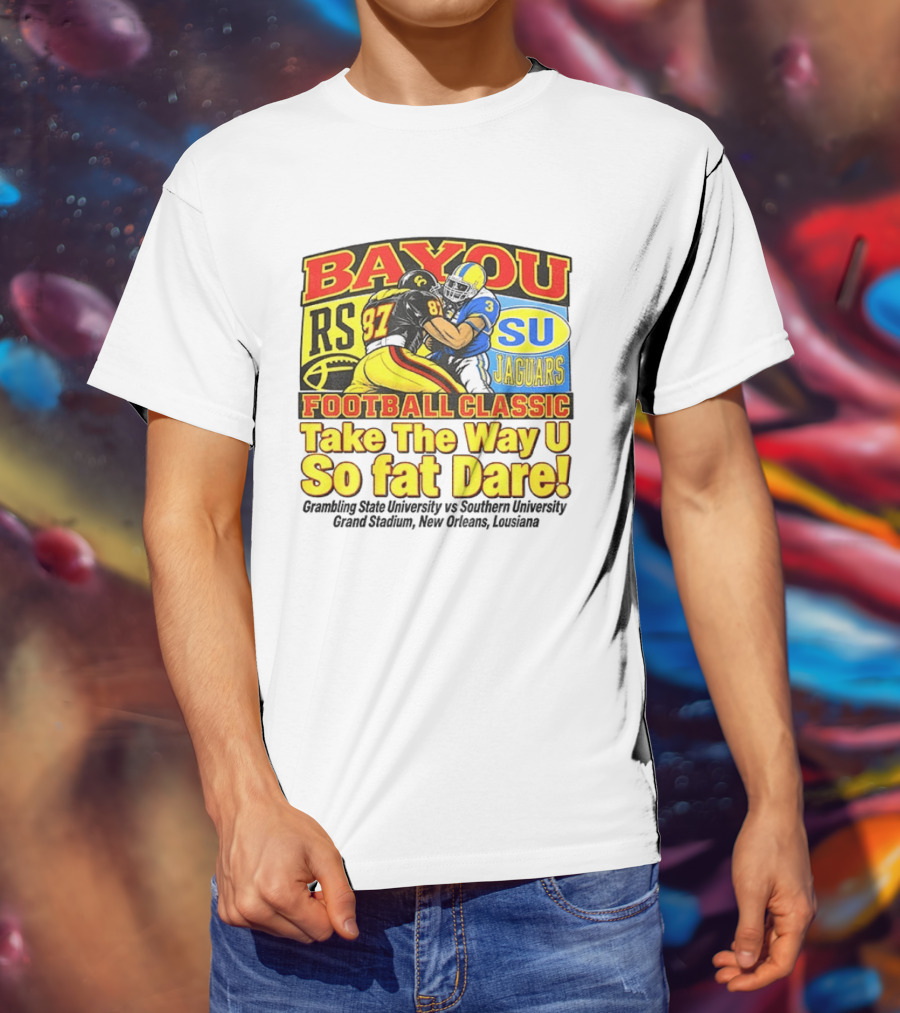 Bayou Classic Football Grambling State Vs Southern University Grand Stadium New Orleans T-Shirt
