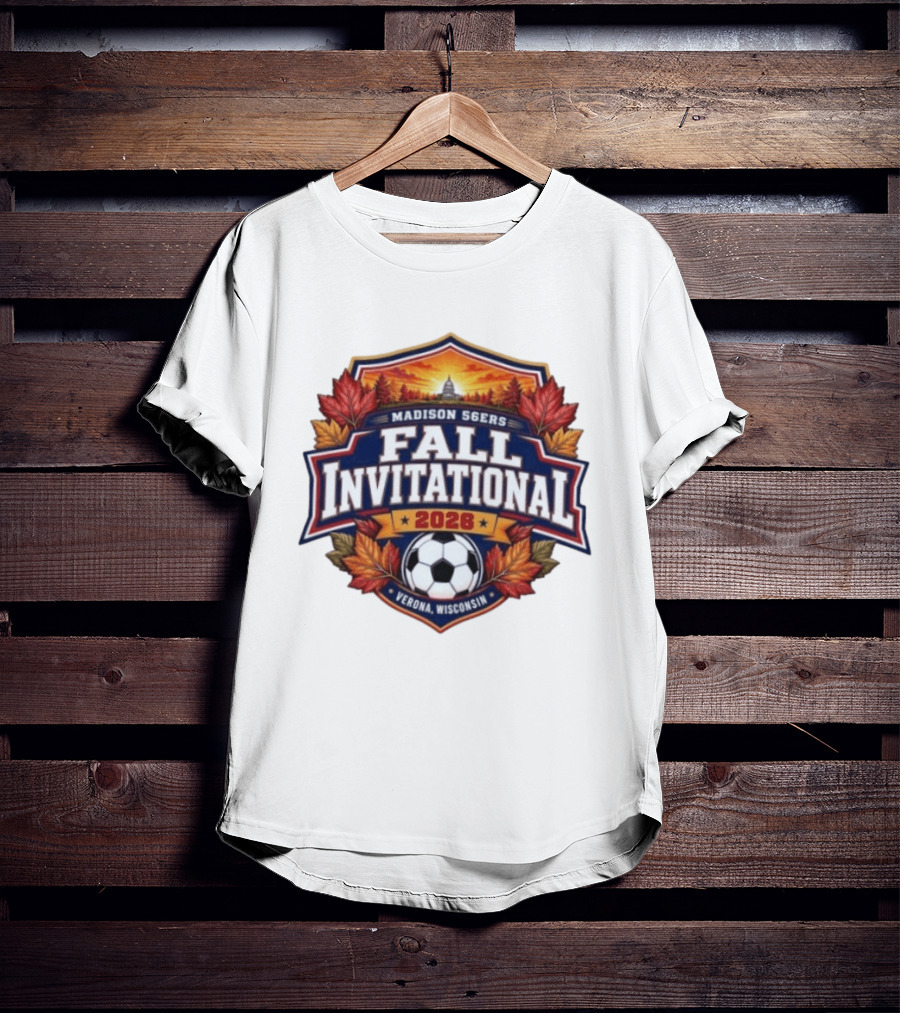 Madison 56ers Fall Invitational 2026 Verona Wisconsin Soccer Event T-Shirt