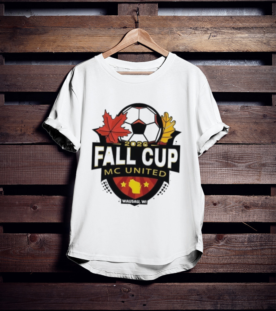 2026 Fall Cup MC United Soccer Tournament Leaves And Stars T-Shirt