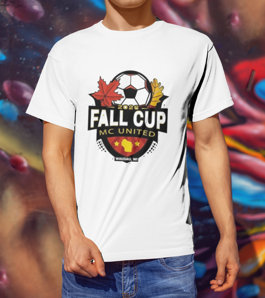 2026 Fall Cup MC United Soccer Tournament Leaves And Stars T-Shirt
