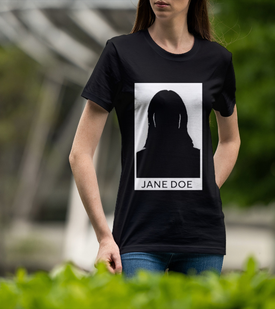 Justice For Jane Doe Silhouette Recognition Movement T-Shirt
