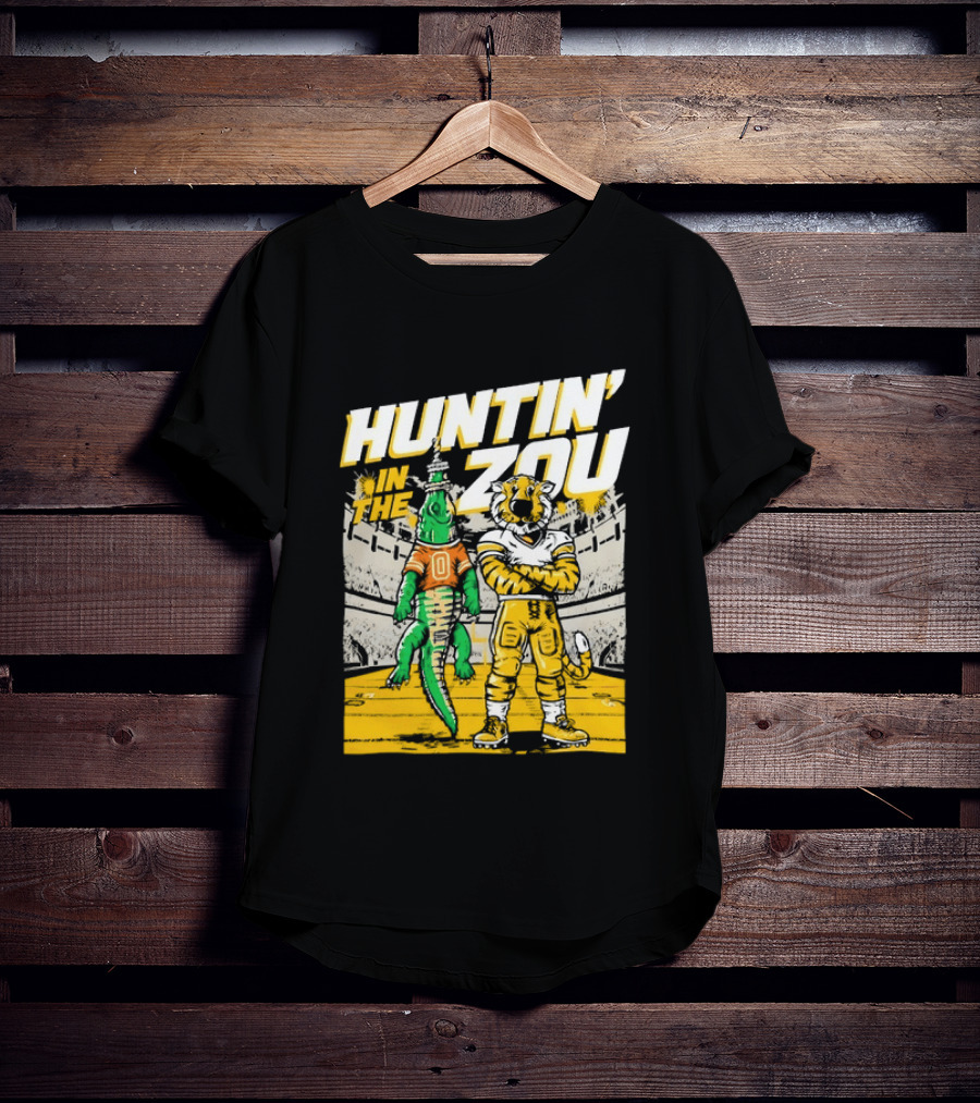 Huntin' In The Zou Missouri Tigers Stadium Rivalry T-Shirt