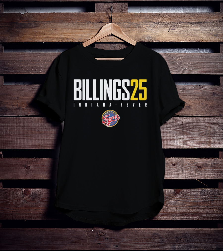 Billings 25 Indiana Fever WNBA Fever T-Shirt