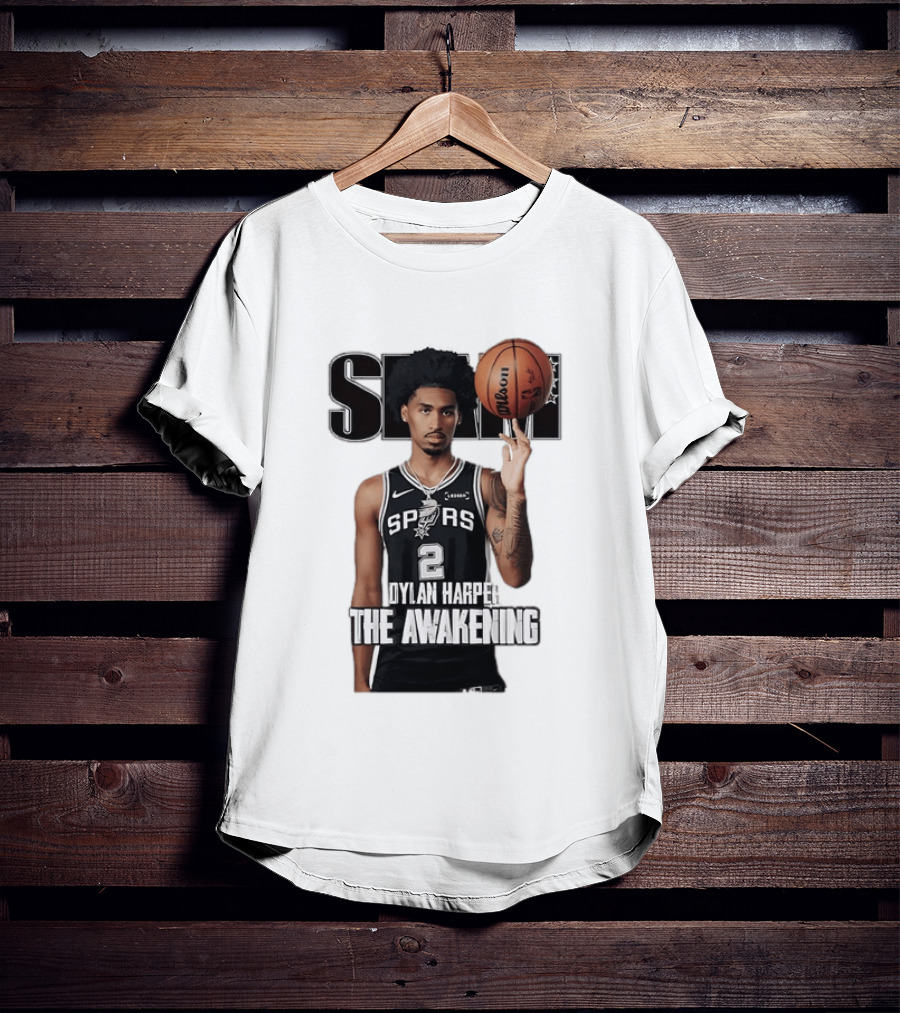 Dylan Harper 2 San Antonio Spurs The Awakening Slam NBA Basketball Cover T-Shirt