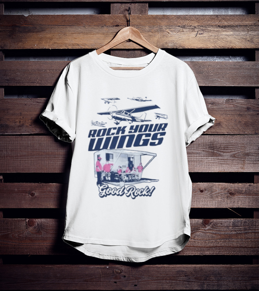 EAA AirVenture 2026 Rock Your Wings Good Rock Airplane Gathering T-Shirt