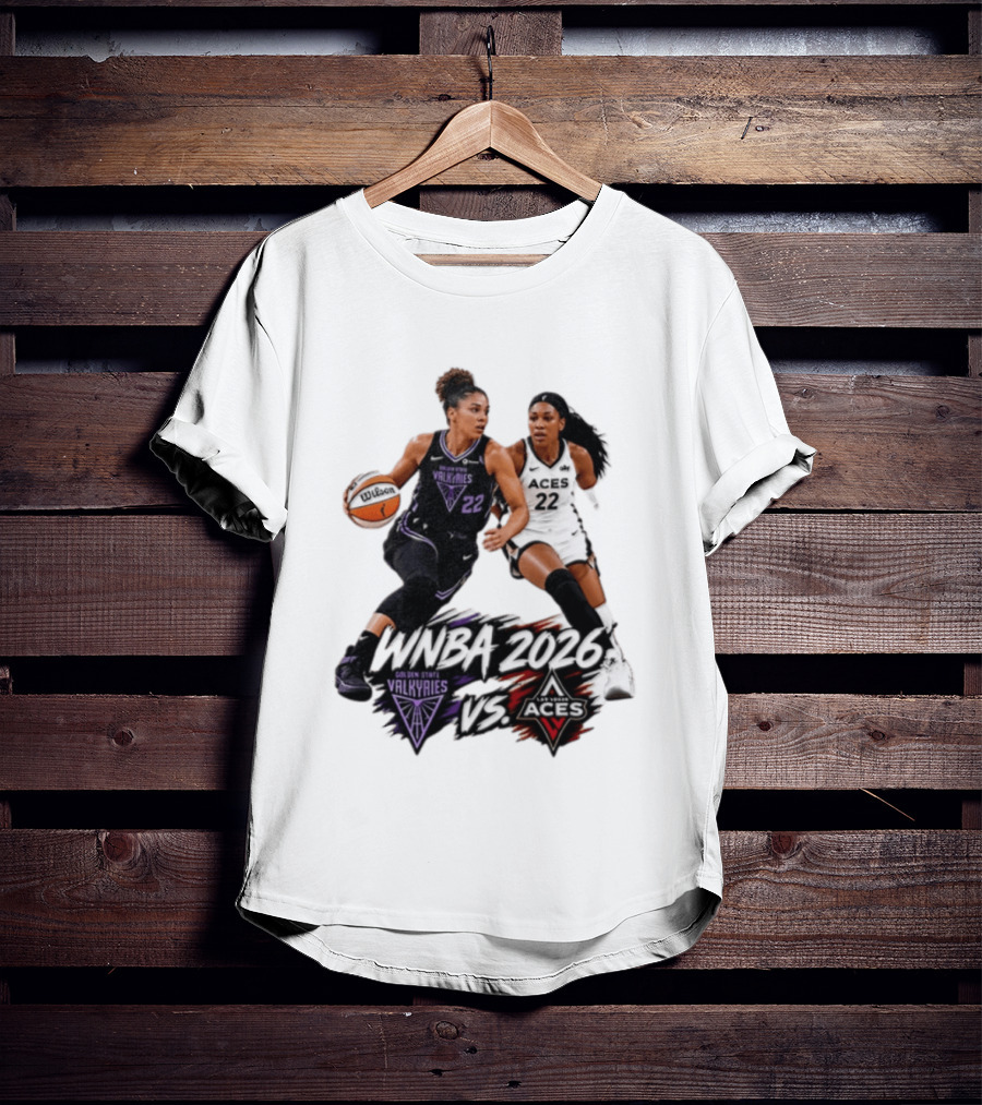 WNBA 2026 Golden State Valkyries Vs Las Vegas Aces T-Shirt