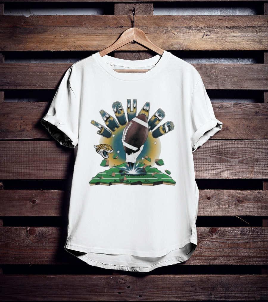 Jaguars Football 2026 Explode Clubhouse Jacksonville T-Shirt
