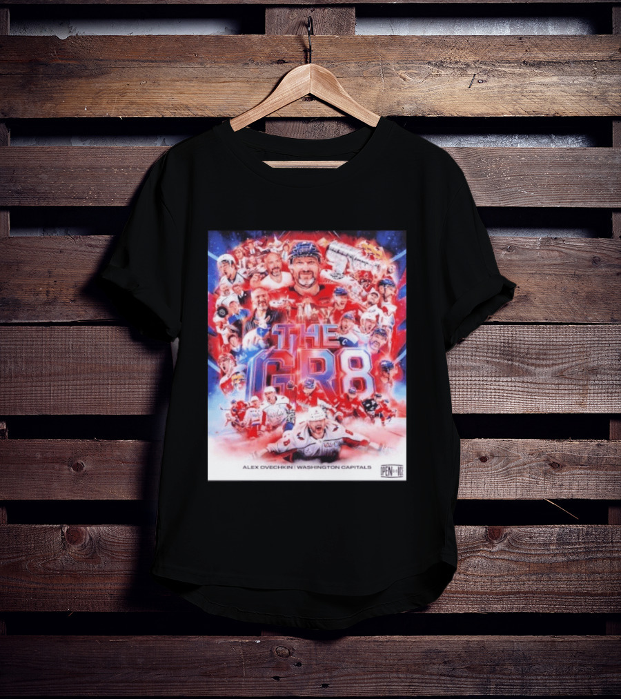 Alex Ovechkin The Gr8 Washington Capitals Open Ice Champions T-Shirt