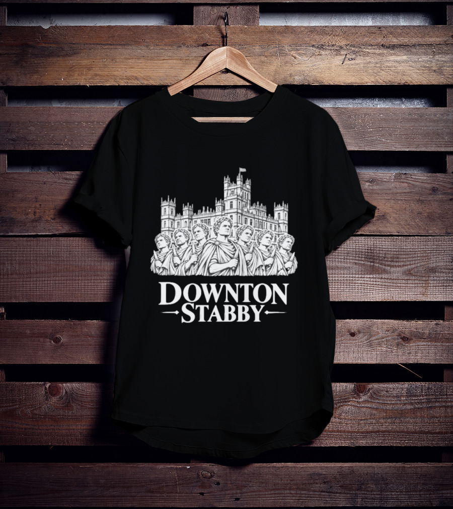 Roman Downton Stabby Julius Caesar Assassins Ancient Rome T-Shirt