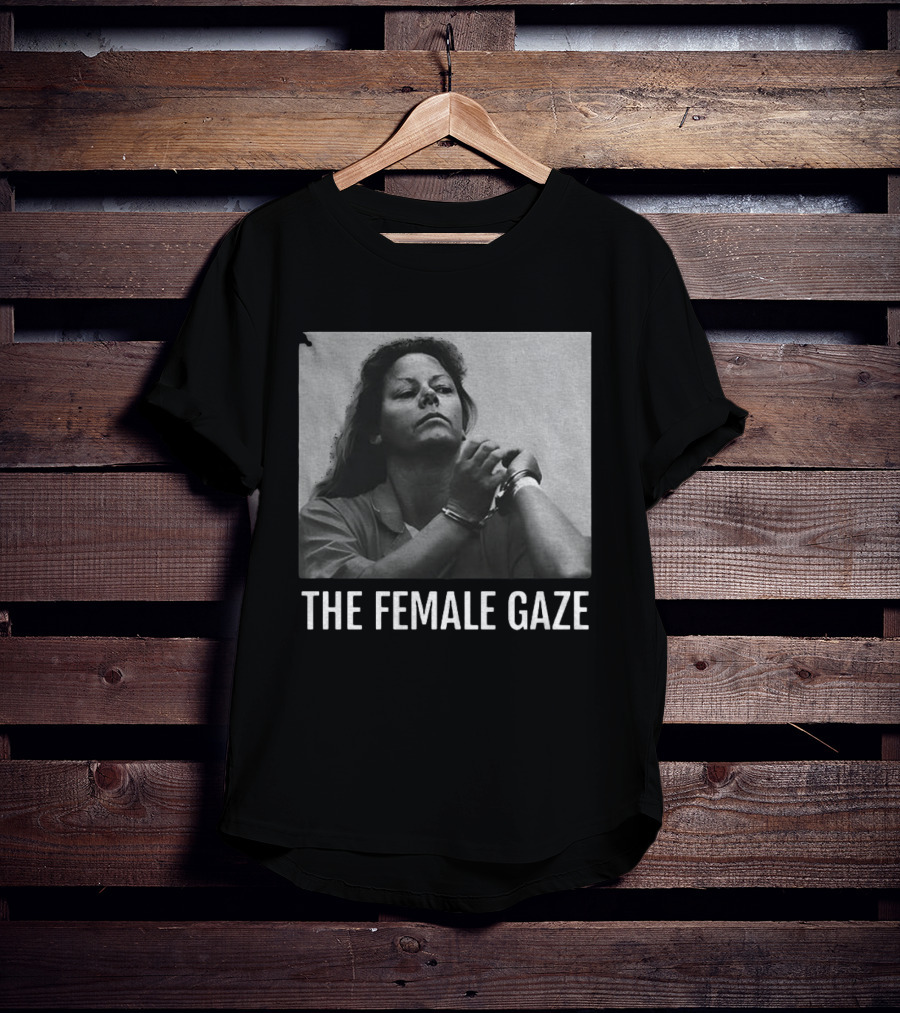 The Female Gaze Aileen Wuornos Handcuffed Monochrome T-Shirt