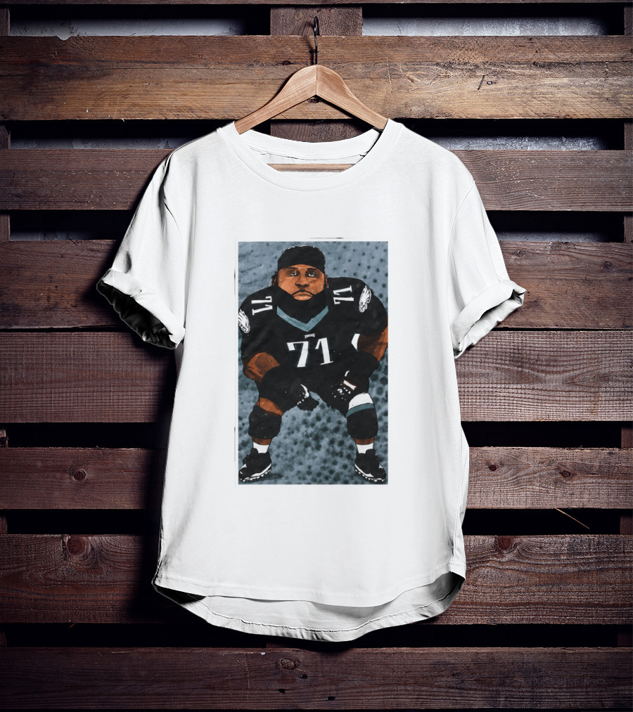 Lane Johnson Jason Peters Philadelphia Eagles Number 71 Football Player T-Shirt