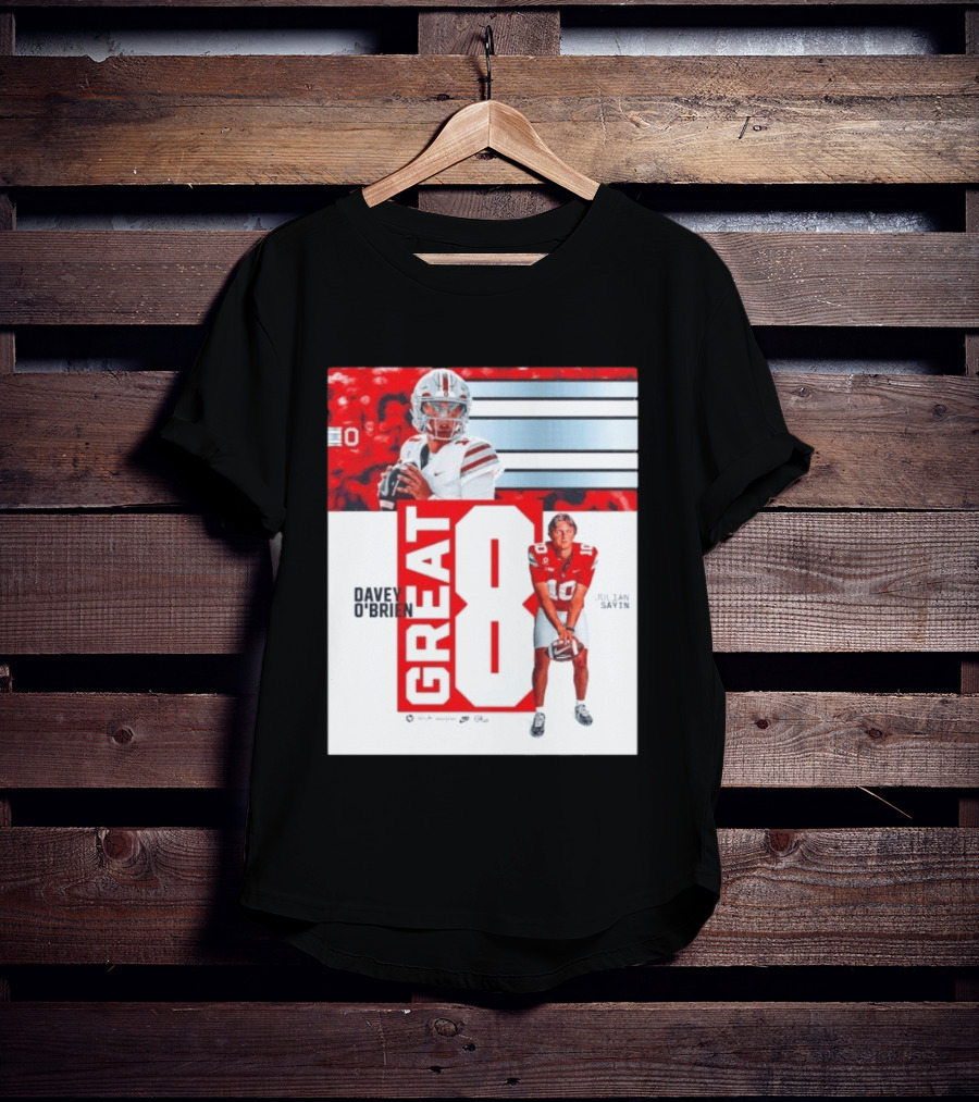 Ohio State Buckeyes Great 8 Julian Sayin Davey O'Brien Award T-Shirt