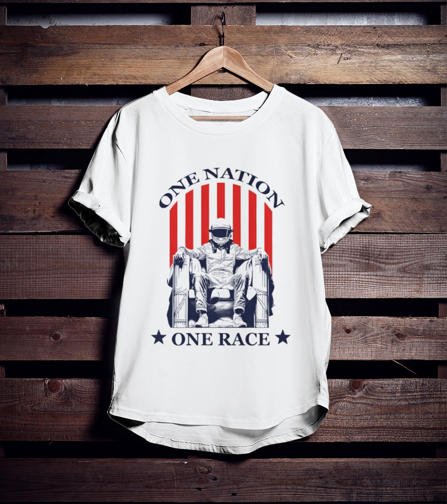 One Nation One Race Racer X IndyCar Washington DC T-Shirt