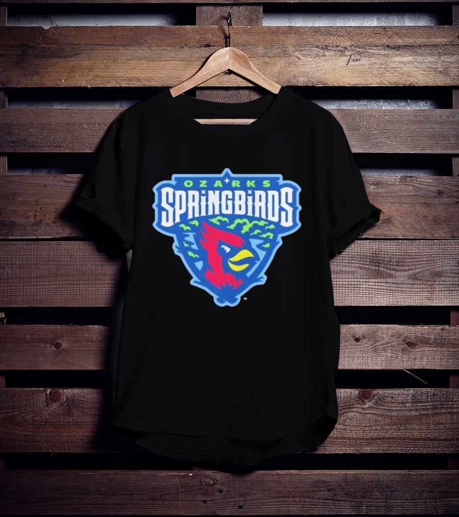 Ozarks Springbirds Baseball Cardinal Iconic Team T-Shirt