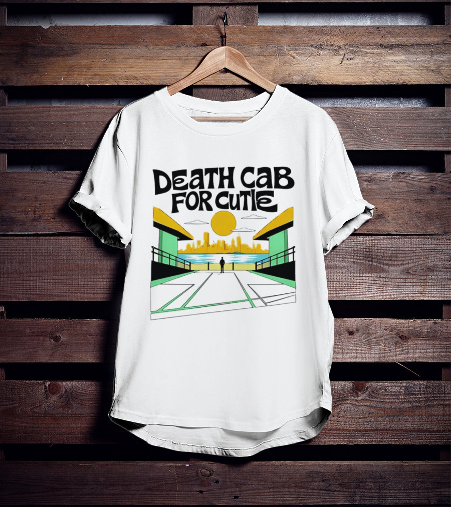 Death Cab For Cutie Skyline Indie Rock City Sunset T-Shirt