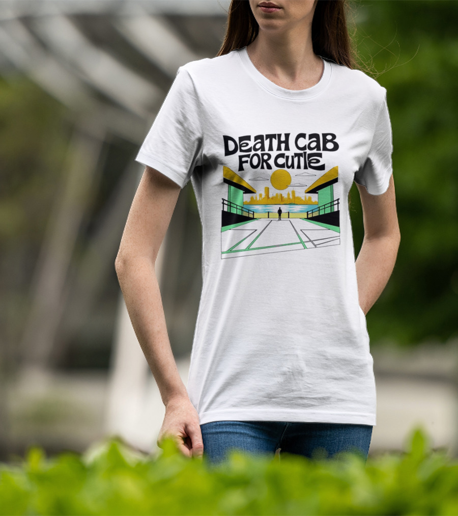 Death Cab For Cutie Skyline Indie Rock City Sunset T-Shirt
