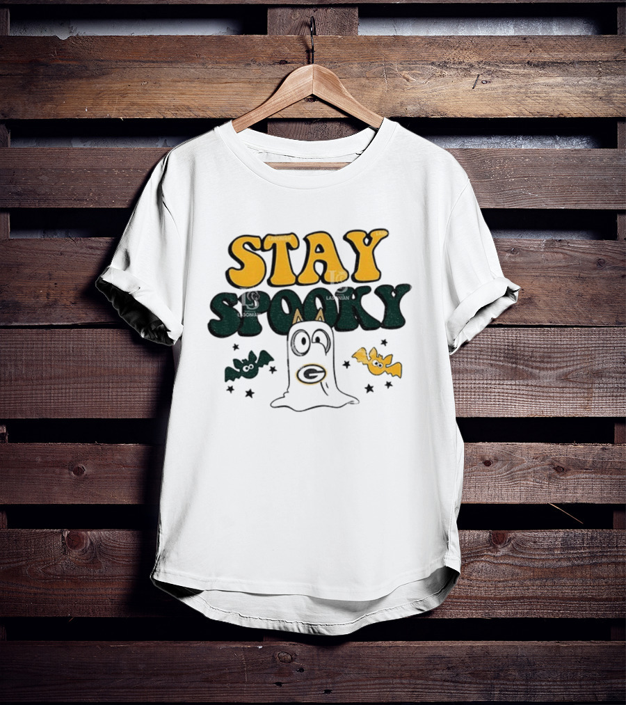 Green Bay Packers Bluey Stay Spooky Halloween T-Shirt