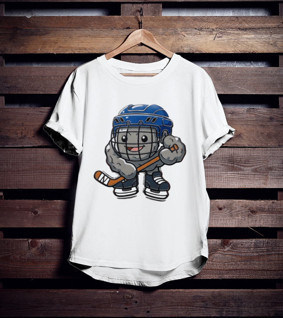 Stonjourner St Louis Blues NHL Pokemon Cartoon Hockey Player T-Shirt