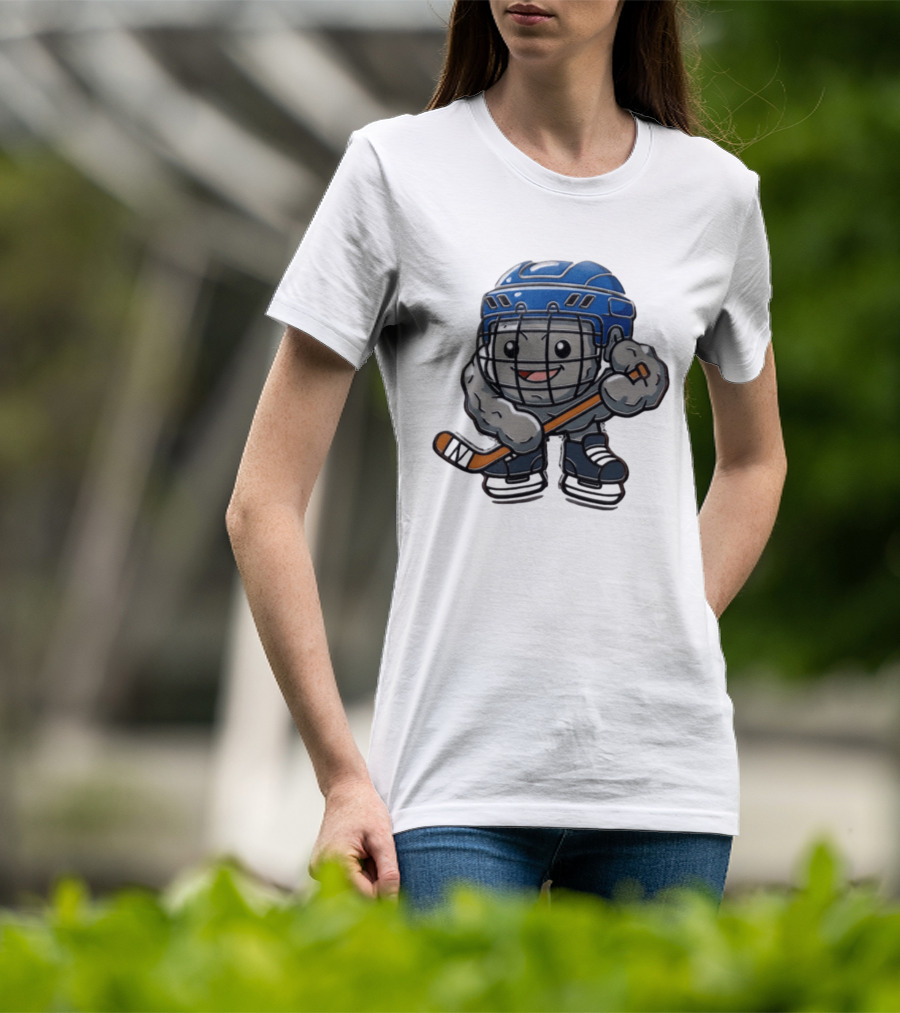 Stonjourner St Louis Blues NHL Pokemon Cartoon Hockey Player T-Shirt