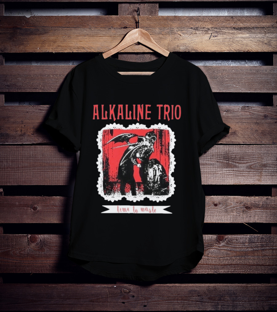 Alkaline Trio Time To Waste Punk Rock Band Album T-Shirt