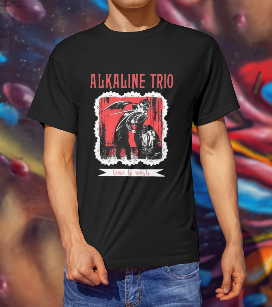 Alkaline Trio Time To Waste Punk Rock Band Album T-Shirt
