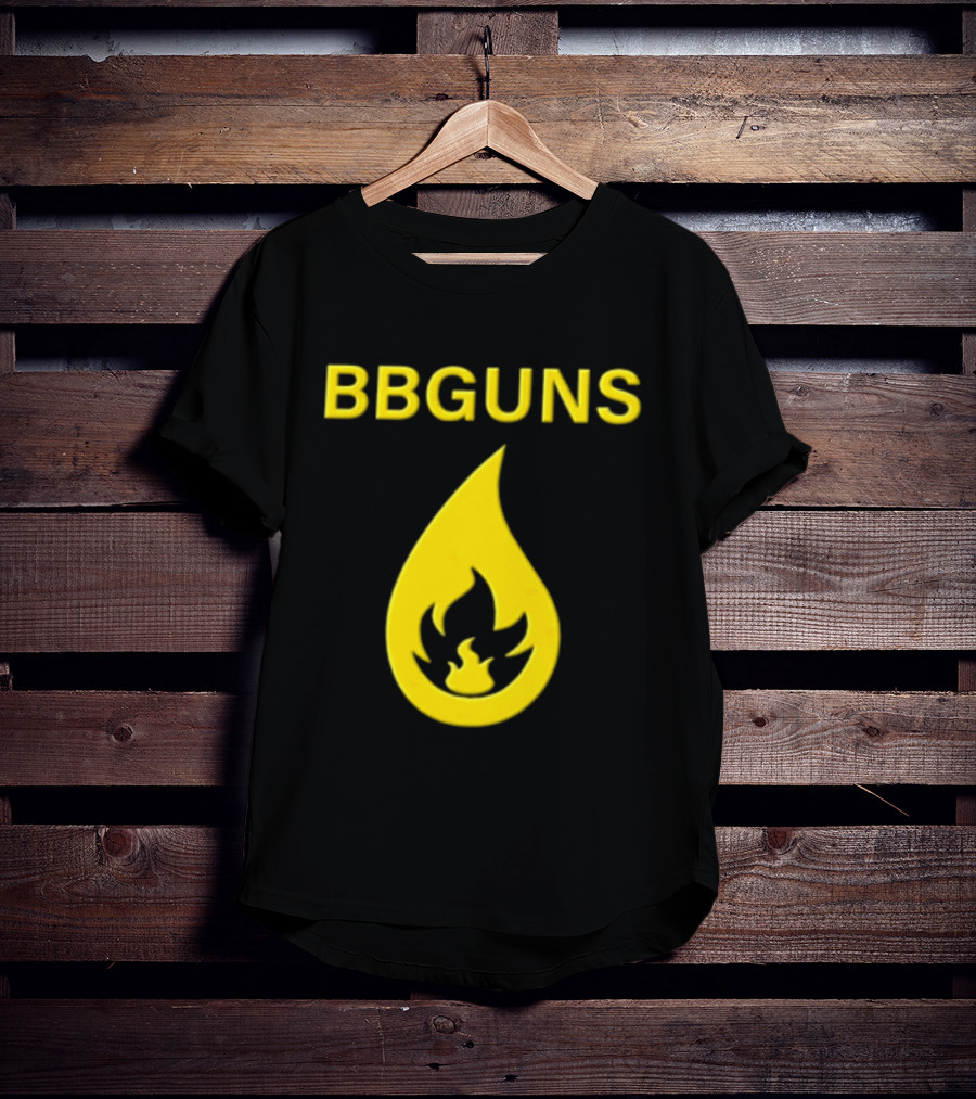 BBGUNS Yellow Flame T-Shirt