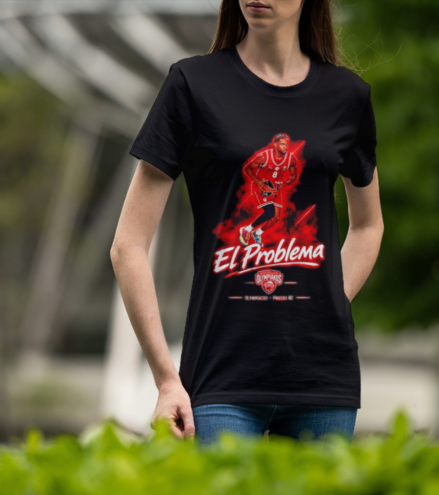 Nigel Williams Goss Olympiakos Euroleague El Problema Basketball 8 T-Shirt