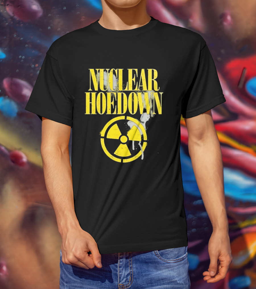 Nuclear Hoedown Distressed Radioactive T-Shirt