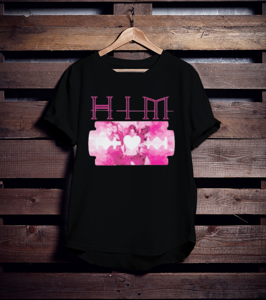 HIM Band Heartagram Razorblade Romance Ville Valo T-Shirt