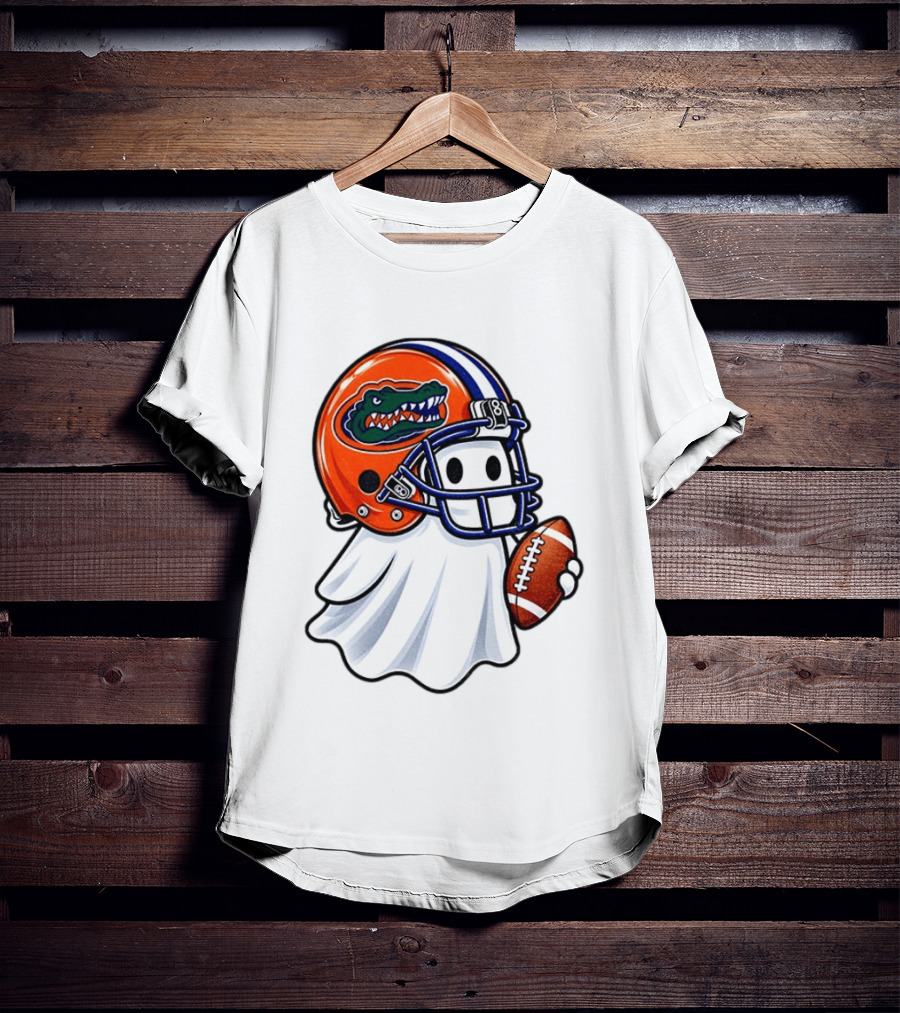 Florida Gators Football Ghost Halloween Fan Gear T-Shirt