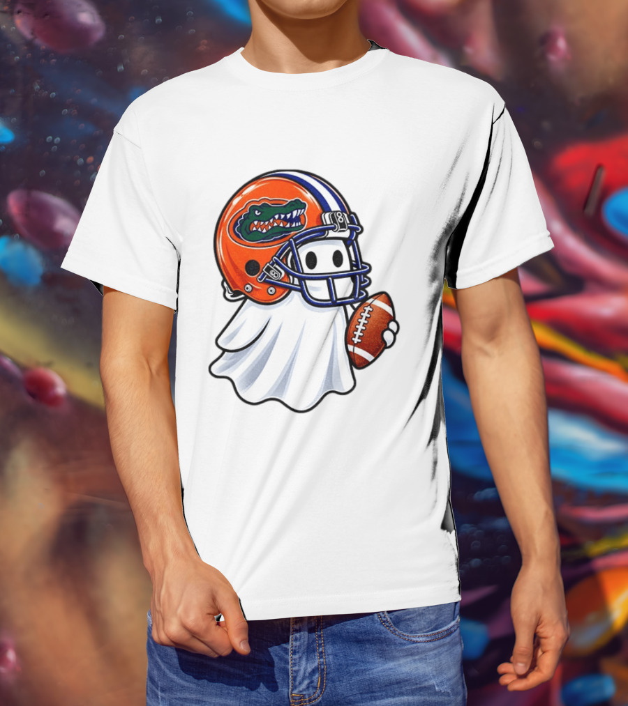Florida Gators Football Ghost Halloween Fan Gear T-Shirt