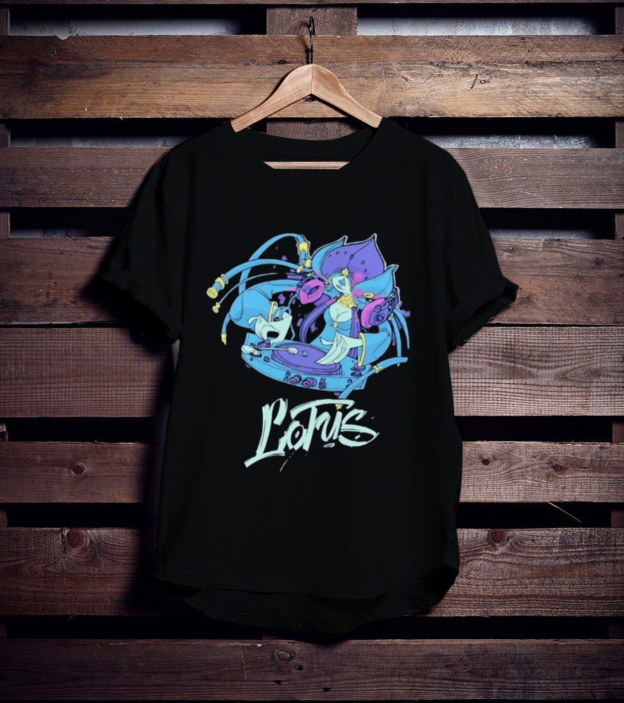 Lotus DJ Warframe Sci Fi Gaming T-Shirt