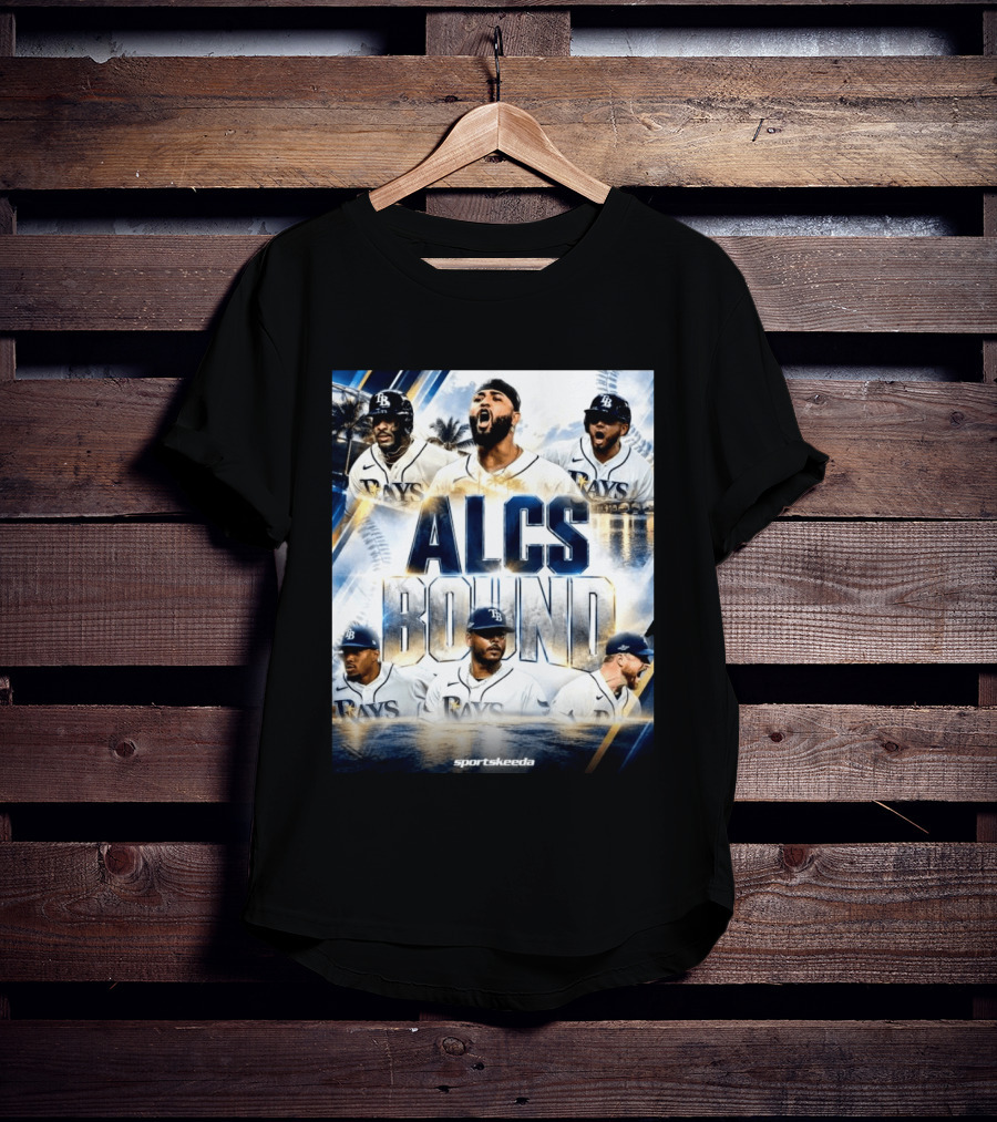 Tampa Bay Rays ALCS Bound Third Time Franchise History T-Shirt