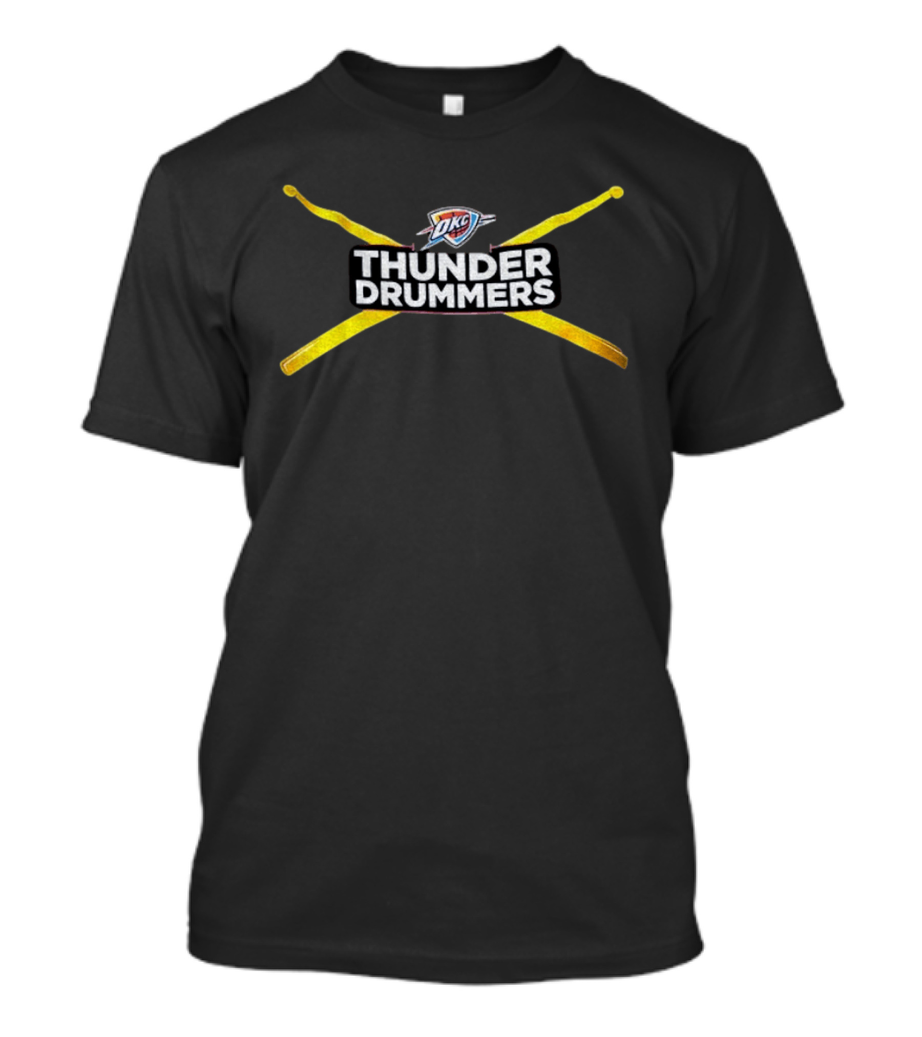 OKC Thunder Drummers NBA Basketball Team Fan Gear T-Shirt