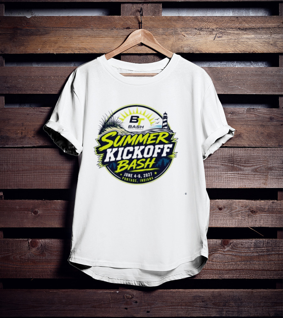 Portage Indiana Summer Kickoff Bash ET Bash Softball Event T-Shirt