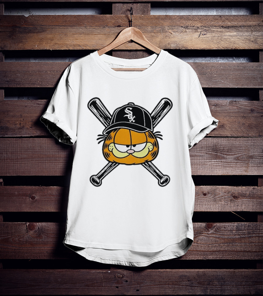 White Sox South Side Garfield Baseball T-Shirt