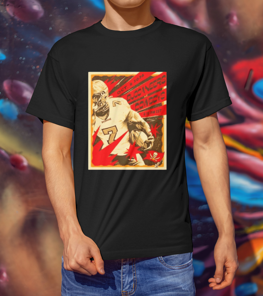 Buccaneers At Cowboys October 8 2026 8:15 PM EST T-Shirt