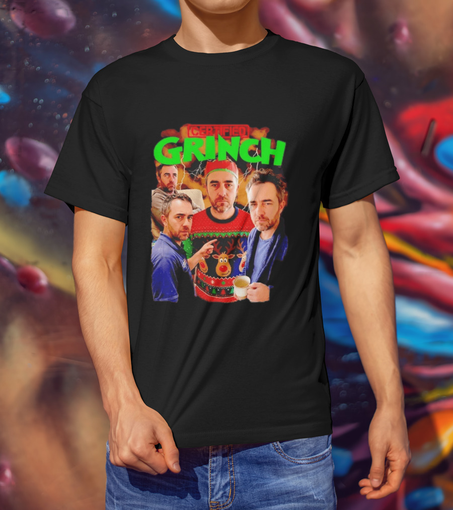 Certified Grinch Holiday Ugly Christmas Sweater Meme T-Shirt