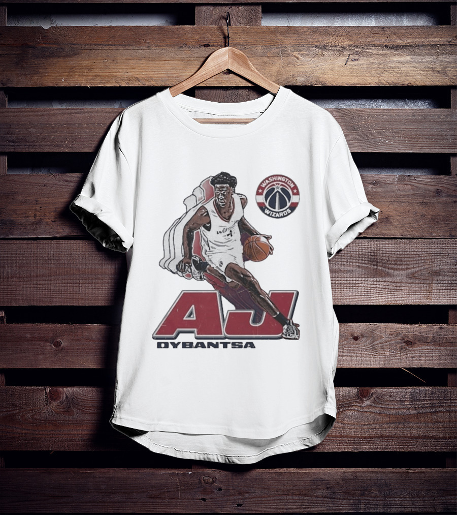 AJ Dybantsa Washington Wizards Basketball Star T-Shirt