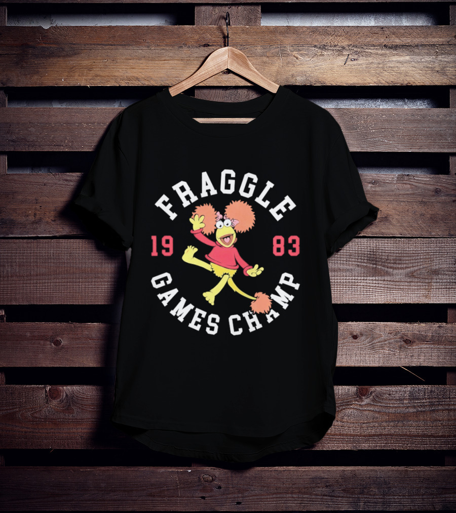 Red Fraggle Fraggle Rock 1983 Games Champ T-Shirt