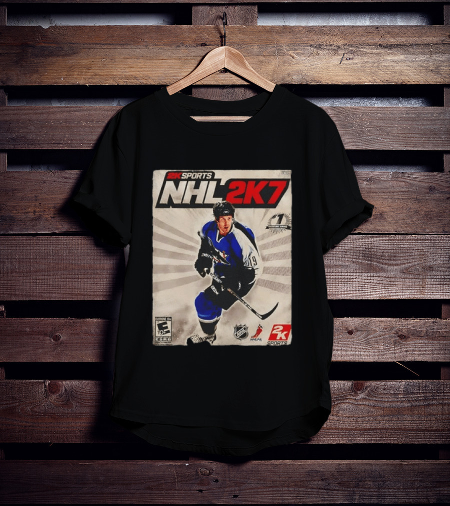 2K Sports NHL 2K7 Joe Thornton 19 Rated Number 1 NHL Game 2007 T-Shirt